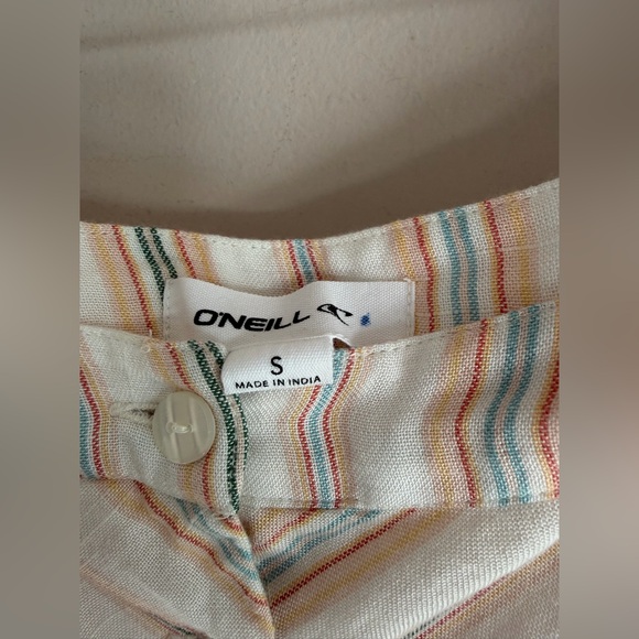 O'Neill Cream and Tan Striped Maxi Skirt - Picture 4 of 5